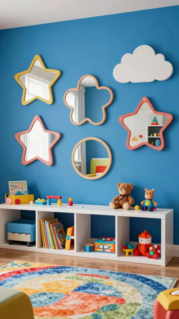 15 Small Mirrors on Wall Ideas for Subtle Decor - 13. Mirrors in Unique Shapes 1