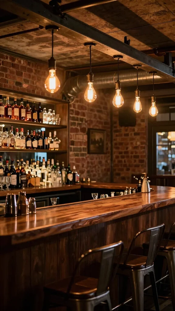 16 Basement Lighting Fixtures Ideas to Brighten Dark Spaces - 1. Vintage Edison Bulb Fixtures 1