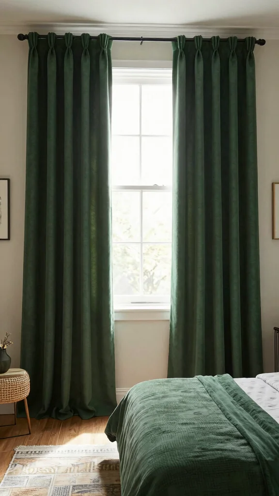16 Bedroom with Dark Green Curtains Ideas You'll Love - Conclusion 1