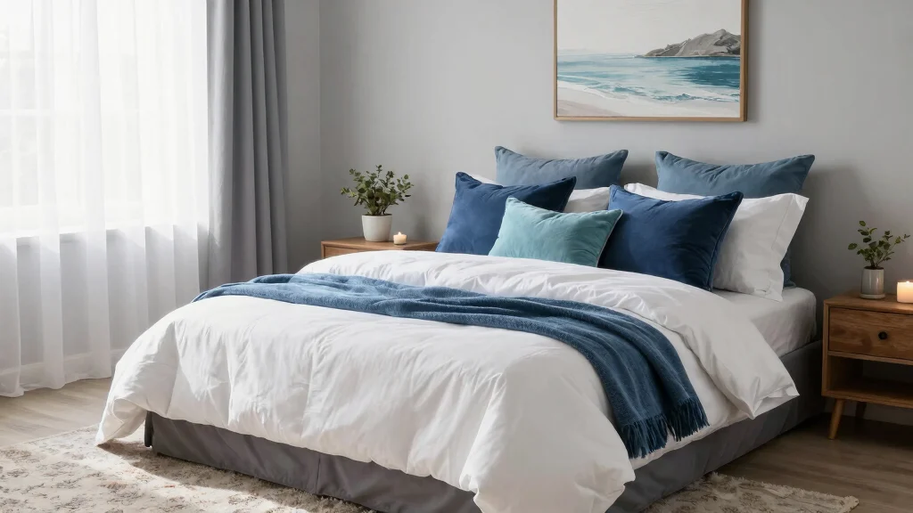 16 Blue Throw Pillows Bedroom Ideas for a Calm Retreat