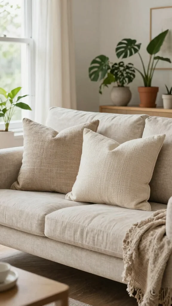 16 Blue and White Throw Pillows Ideas for a Coastal Look - 14. Eco-Friendly Options 1