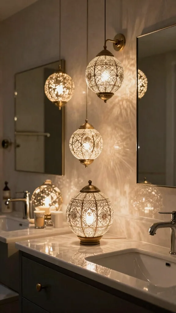 16 Colonial Lighting Fixtures Ideas for Traditional Homes - 12. Decorative Globe Lights 1
