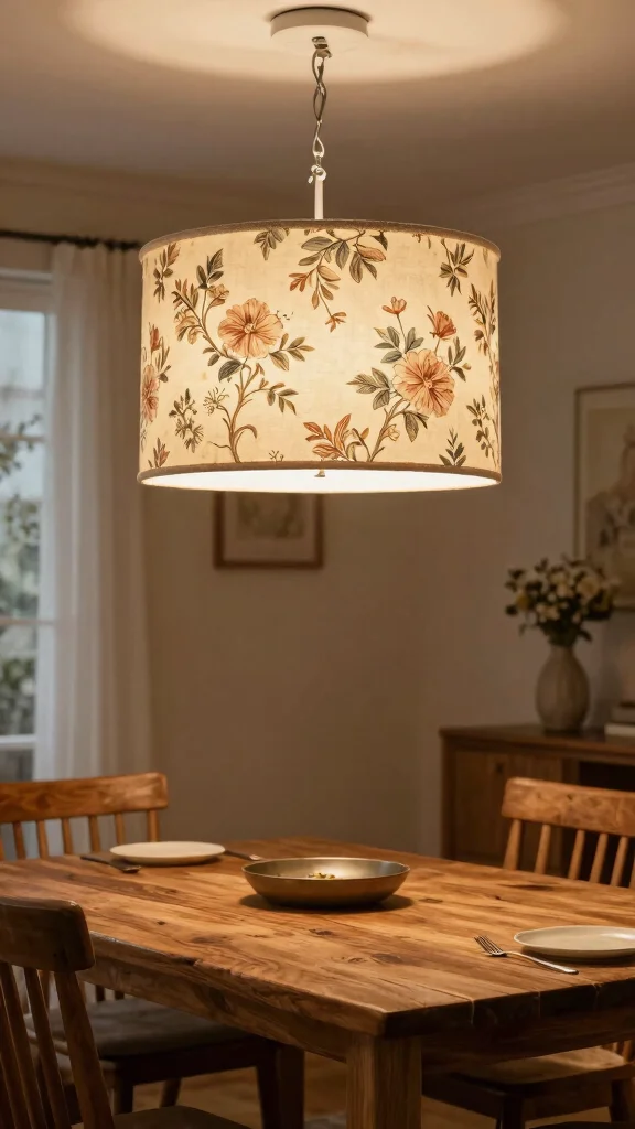16 Colonial Lighting Fixtures Ideas for Traditional Homes - 15. Elegant Drum Shade Fixtures 1