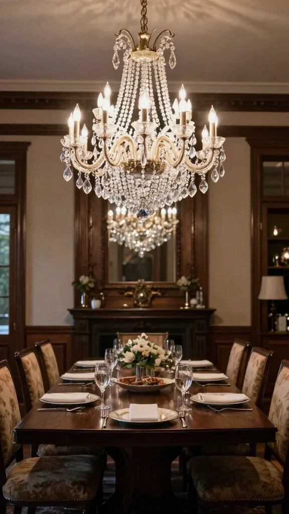 16 Colonial Lighting Fixtures Ideas for Traditional Homes - 7. Grand Layered Chandeliers 1