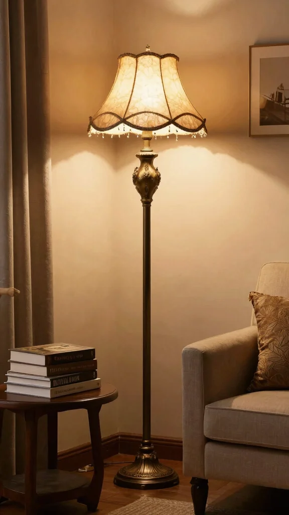 16 Colonial Lighting Fixtures Ideas for Traditional Homes - 9. Antique Inspired Floor Lamps 1