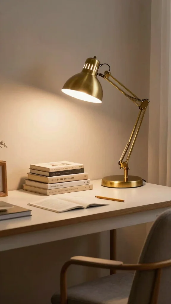 16 Dark Academia Lighting Fixtures Ideas for Moody Interiors - 14. Adjustable Arm Lamps 1