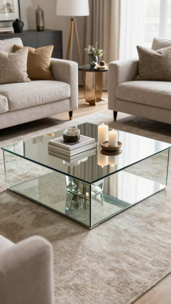 16 Different Mirrors on Wall Ideas for Eclectic Style - 15. Mirrored Furniture 1