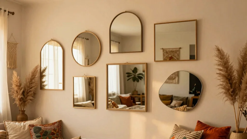 16 Different Mirrors on Wall Ideas for Eclectic Style