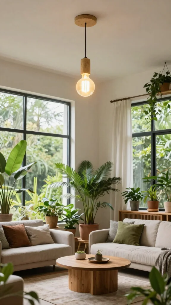 16 French Lighting Fixtures Ideas for Parisian Elegance - 16. Eco-Friendly Lighting Solutions 1