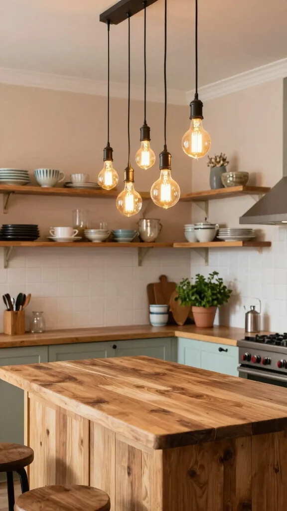 16 French Lighting Fixtures Ideas for Parisian Elegance - 4. Vintage Edison Bulb Fixtures 1