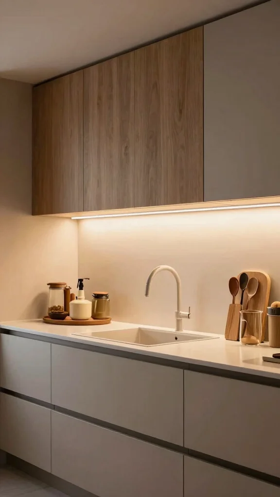 16 MCM Lighting Fixtures Ideas for Retro-Inspired Homes - 15. Under-cabinet Lighting 1