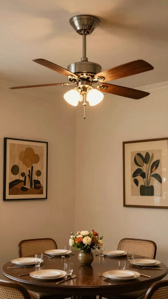16 MCM Lighting Fixtures Ideas for Retro-Inspired Homes - 5. Retro Ceiling Fans 1