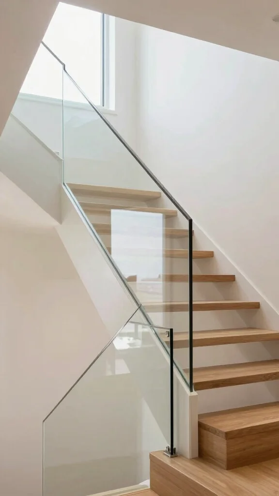 16 Mirrors on Staircase Wall Ideas for a Stylish Transition - 4. Mirrored Staircase Railing 1