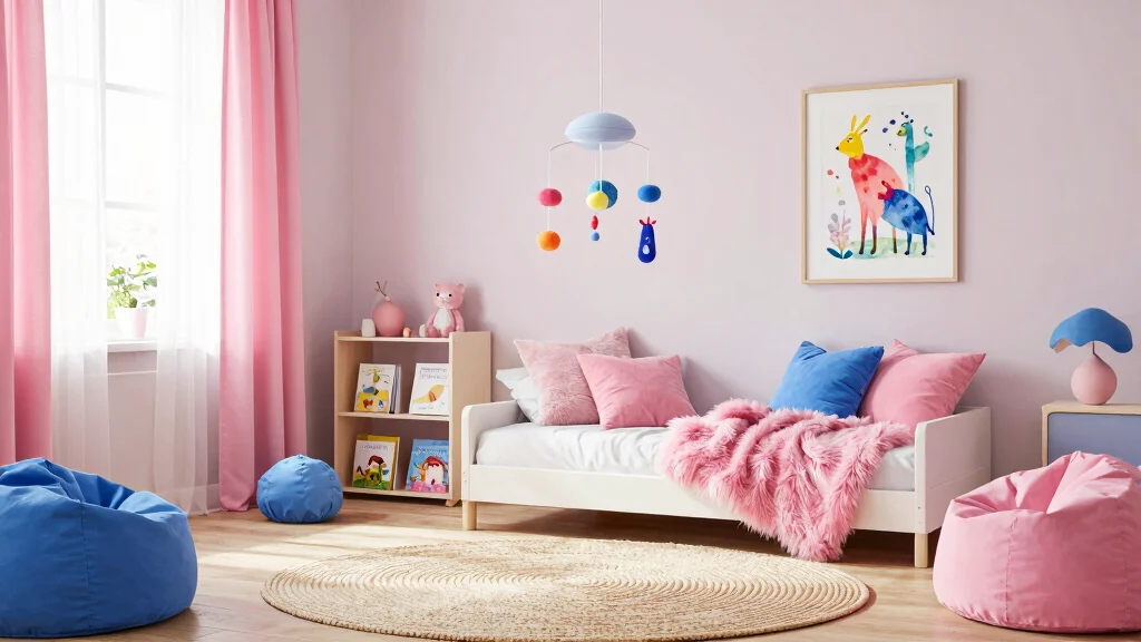 16 Pink and Blue Throw Pillows Ideas for Playful Decor