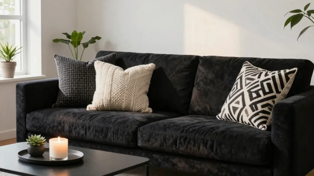 17 Black Couch Throw Pillows Ideas for a Modern Edge