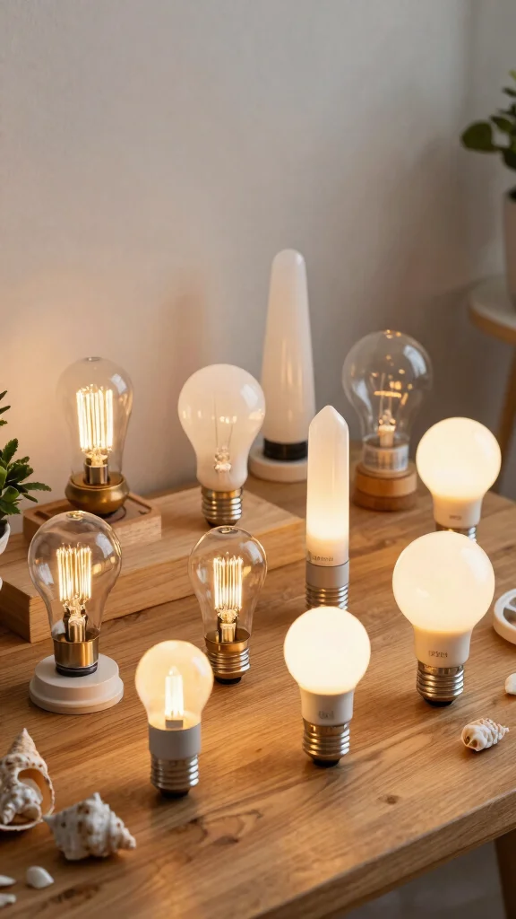 17 Coastal Lighting Fixtures Beach Houses Ideas for Breezy Style - 8. Eco-Friendly LED Bulbs 1