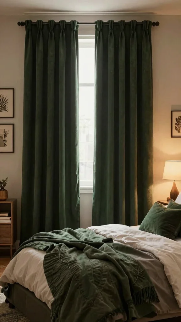 17 Dark Green Curtains Bedroom Ideas for a Cozy Atmosphere - Conclusion 1
