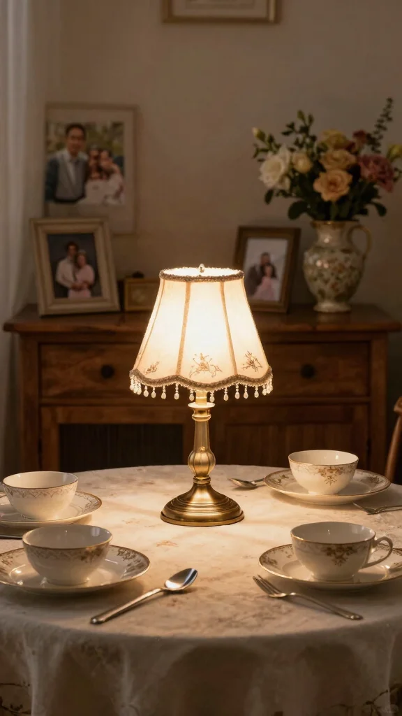 17 Dining Lighting Fixtures Ideas for Elegant Gatherings - 3. Table Lamps: Adding Intimacy 1