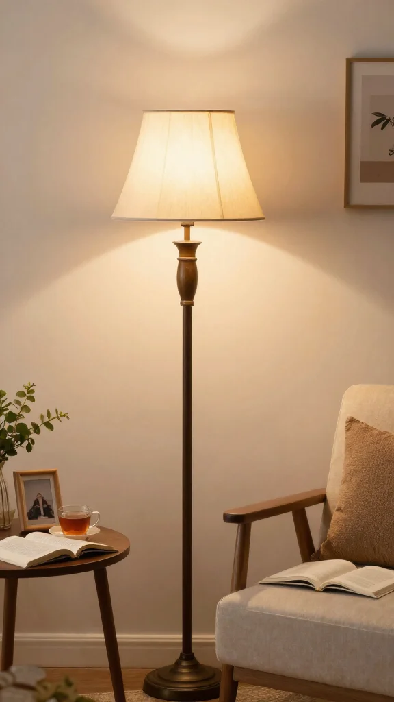 17 Shabby Chic Lighting Fixtures Ideas for Soft Romantic Spaces - 11. Vintage Floor Lamps 1