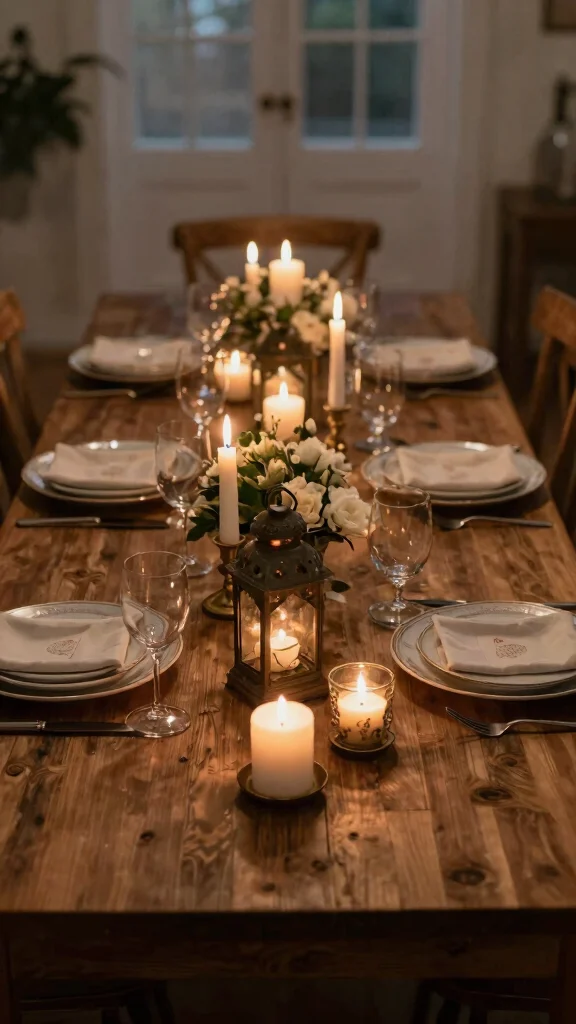 17 Shabby Chic Lighting Fixtures Ideas for Soft Romantic Spaces - 12. Candle Holders and Lanterns 1