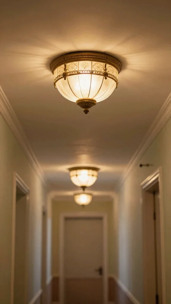 17 Shabby Chic Lighting Fixtures Ideas for Soft Romantic Spaces - 13. Vintage Flush Mounts 1