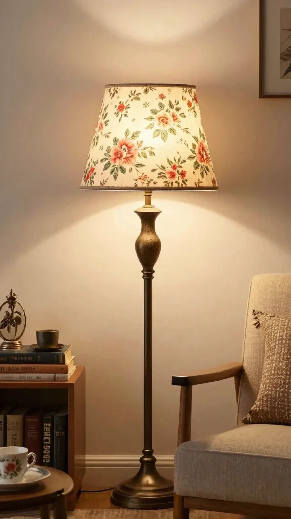 17 Shabby Chic Lighting Fixtures Ideas for Soft Romantic Spaces - 9. Antique Table Lamps 1