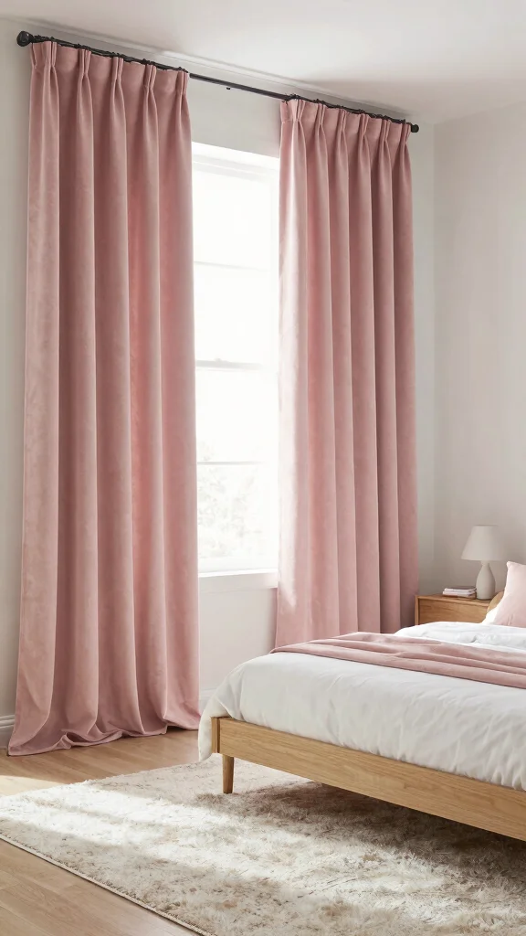17 Velvet Curtains Bedroom Ideas for a Soft Glam Upgrade - 2. Soft Pastels for a Dreamy Look 1