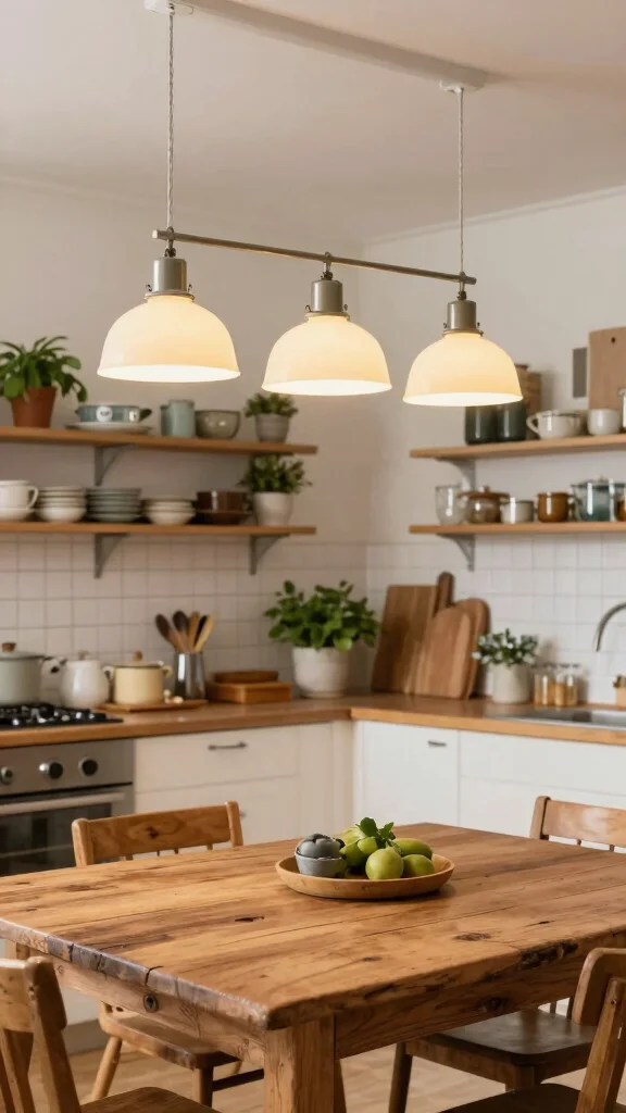 18 Farmhouse Lighting Fixtures Ideas for Rustic Charm - 7. Vintage Schoolhouse Lights 1