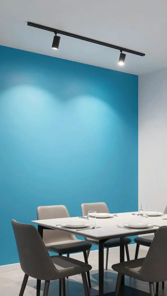 18 Lighting Fixtures Dining Room Ideas That Make a Statement - 7. Minimalist Track Lighting 1