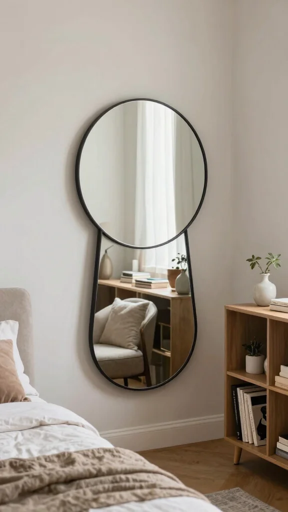 18 Mirrors in Bedroom Wall Ideas for a Chic Upgrade - 15. Mirrors in Unexpected Places 1