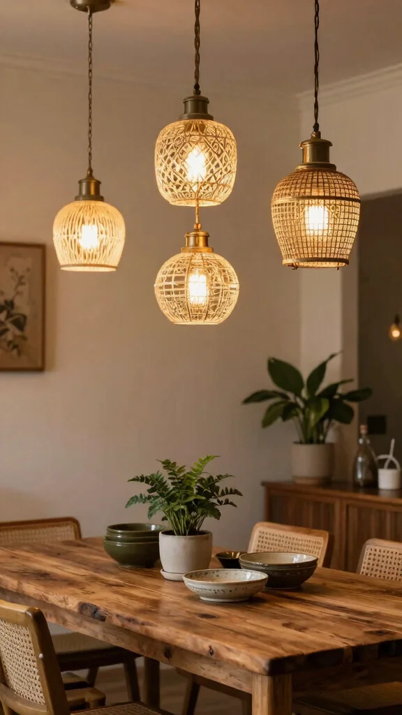 18 Organic Modern Lighting Fixtures Ideas for a Natural Look - 15. Vintage Inspired Fixtures 1
