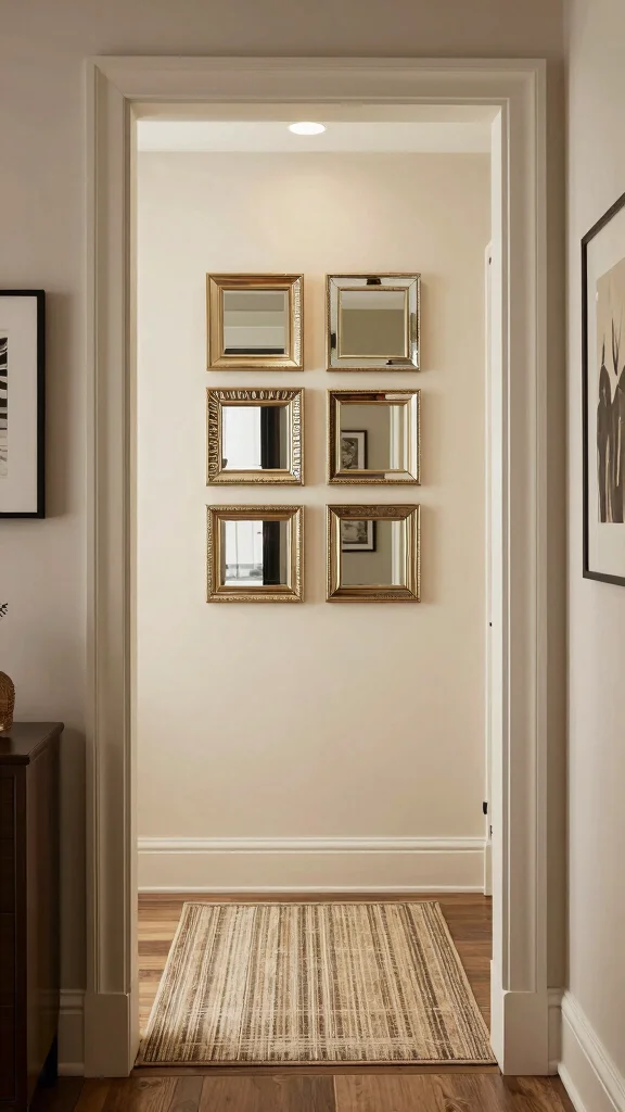 18 Square Mirrors on Wall Ideas for Contemporary Homes - 12. Square Mirrors in Unexpected Places 1