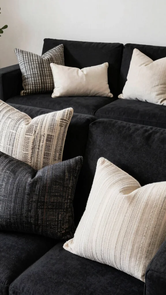 18 Throw Pillows for Black Couch Ideas for Chic Contrast - Conclusion 1