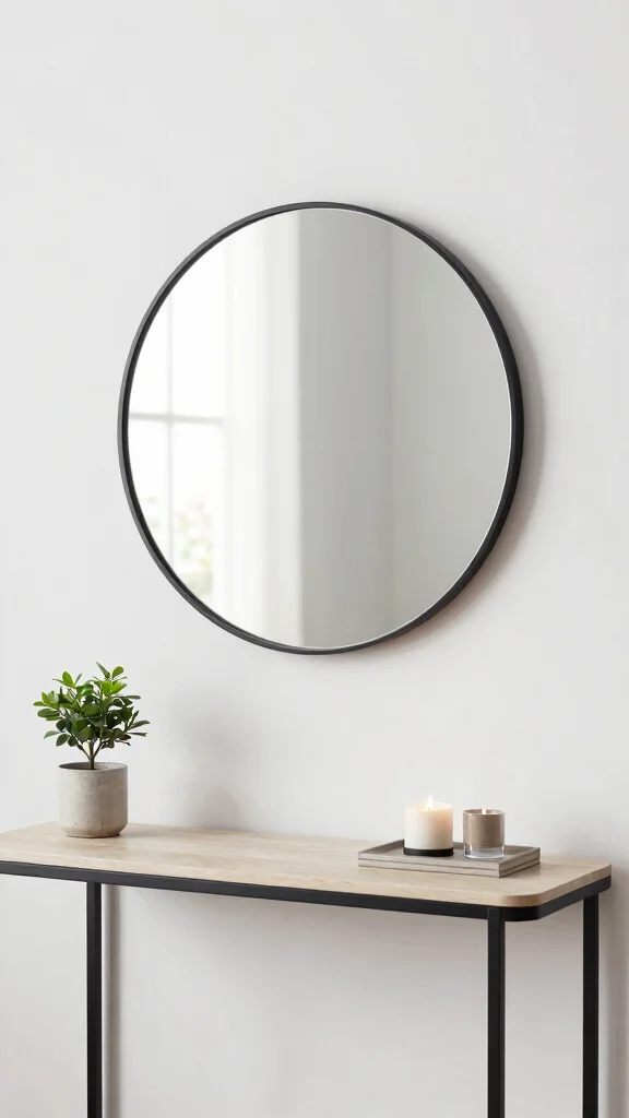 18 Wall of Mirrors Ideas Living Room That Make a Statement - 17. Minimalist Mirror Designs 1