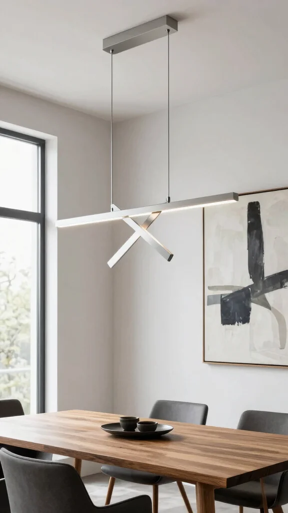 19 European Lighting Fixtures Ideas for Sophisticated Interiors - 10. Modern Geometric Fixtures 1