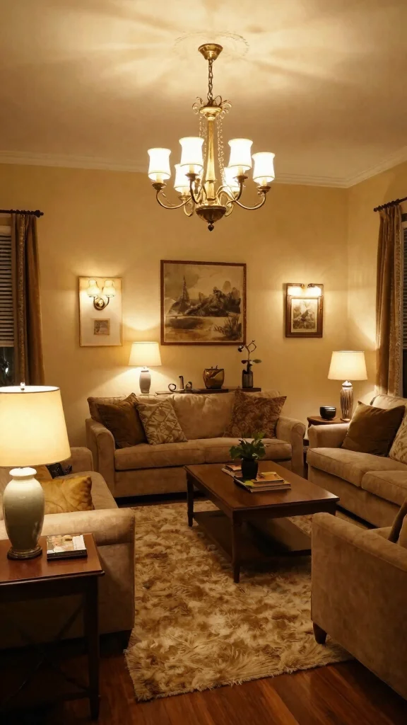 19 European Lighting Fixtures Ideas for Sophisticated Interiors - 14. Layered Lighting Effects 1