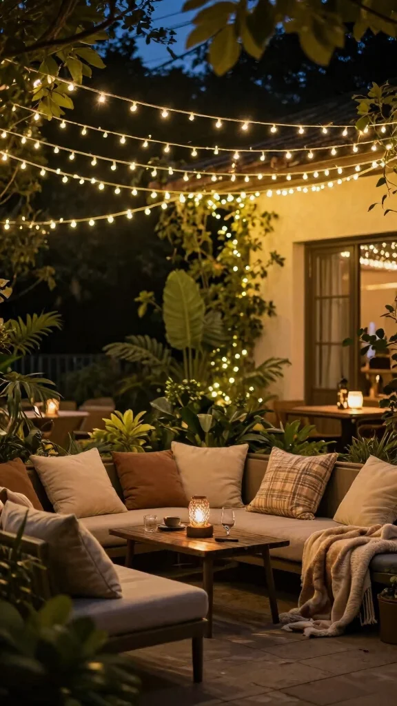 19 European Lighting Fixtures Ideas for Sophisticated Interiors - 19. Romantic String Lights 1