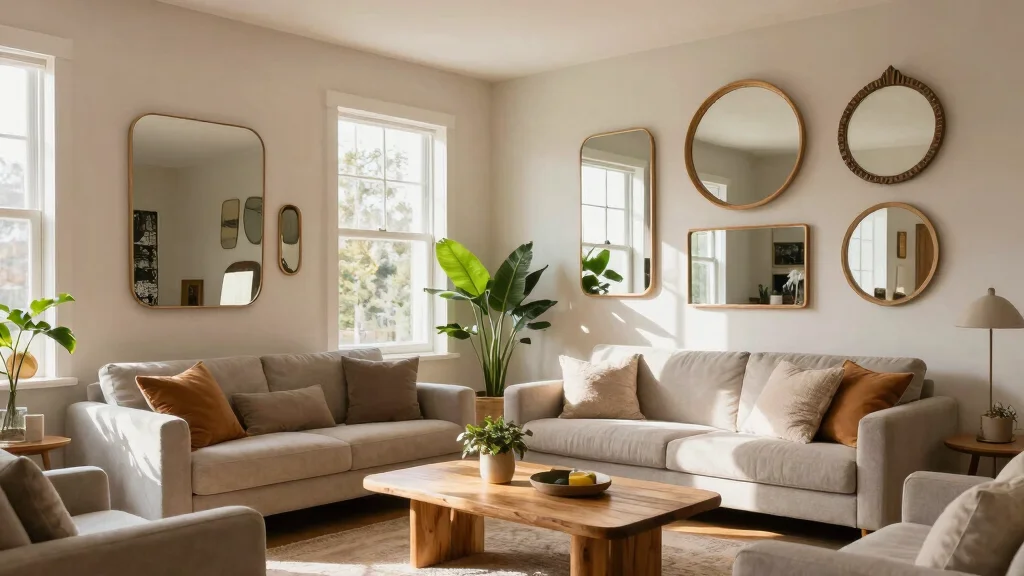 19 Living Room Wall Decor Ideas Mirrors That Reflect Light Beautifully