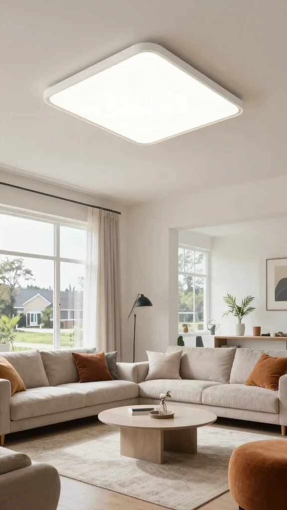 19 Midcentury Modern Lighting Fixtures Ideas for Iconic Style - 11. Minimalist Ceiling Lights 1