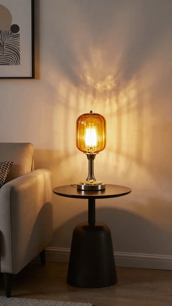 19 Midcentury Modern Lighting Fixtures Ideas for Iconic Style - 14. Retro Glass Lamps 1