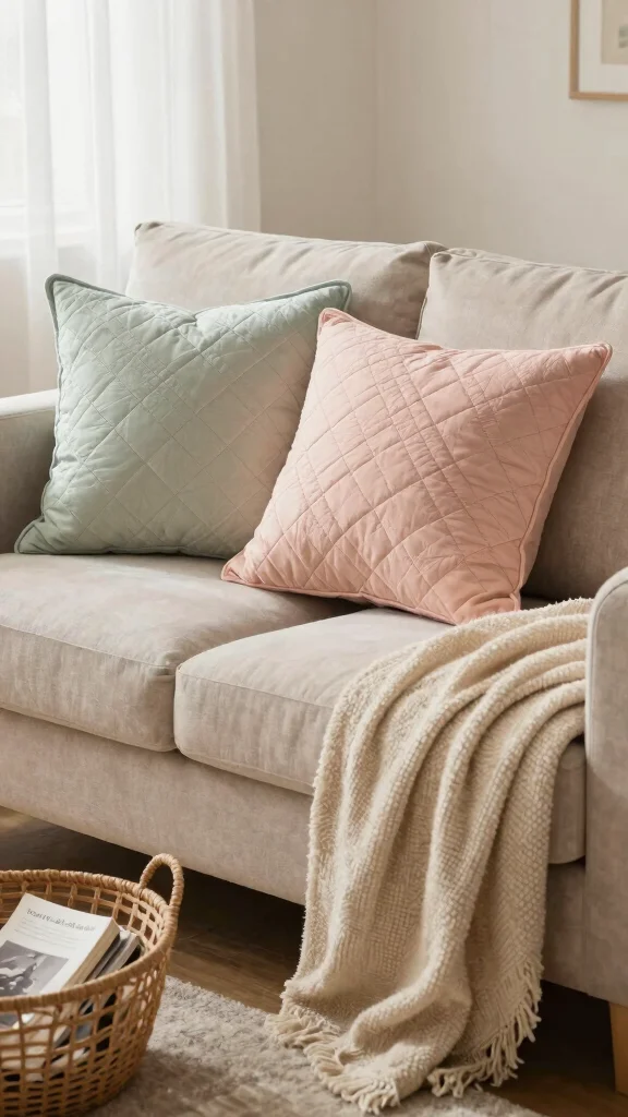 19 Throw Pillows for Couch Ideas That Instantly Transform Your Space - 11. Quilted Throw Pillows 1