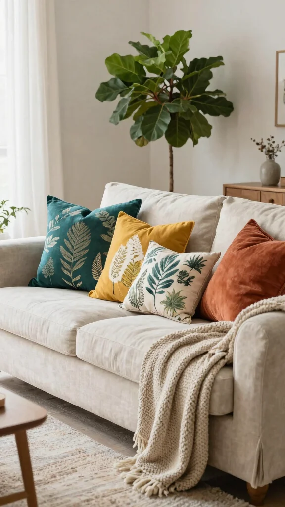 19 Throw Pillows for Couch Ideas That Instantly Transform Your Space - 2. Organic Cotton Pillows 1