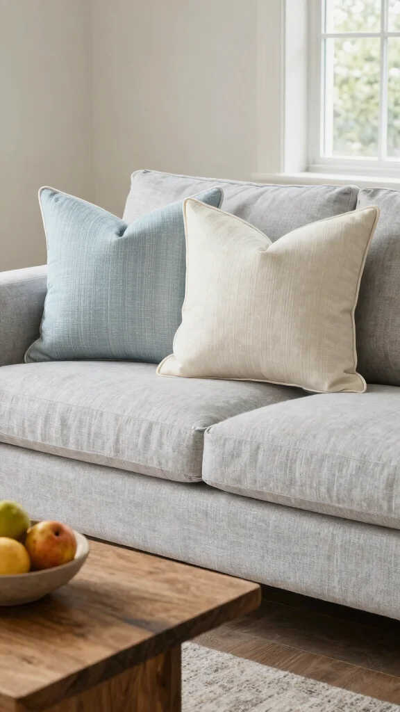 19 Throw Pillows for Couch Ideas That Instantly Transform Your Space - 4. Linen Blend Cushions 1